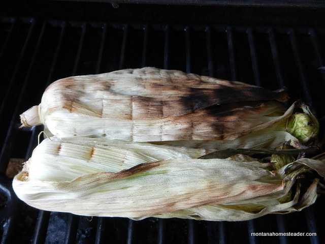 Recipe for grilled corn on the cob