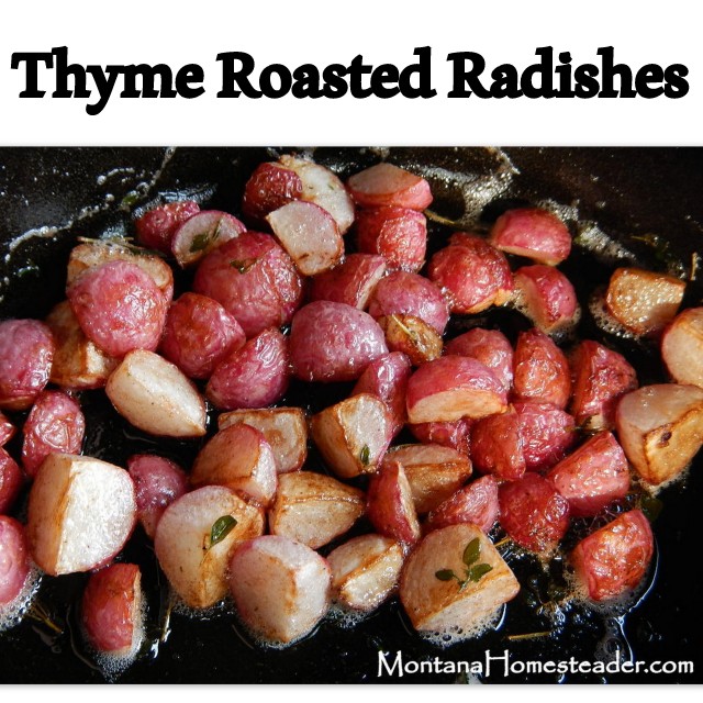 How to make Thyme Roasted Radishes