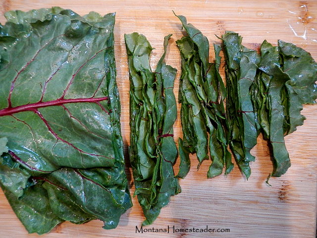 how to preserve beet greens by blanching and freezing Montana Homesteader