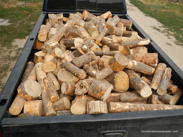 Preparing for winter on the homestead and finding free fire wood on craigslist Montana Homesteader