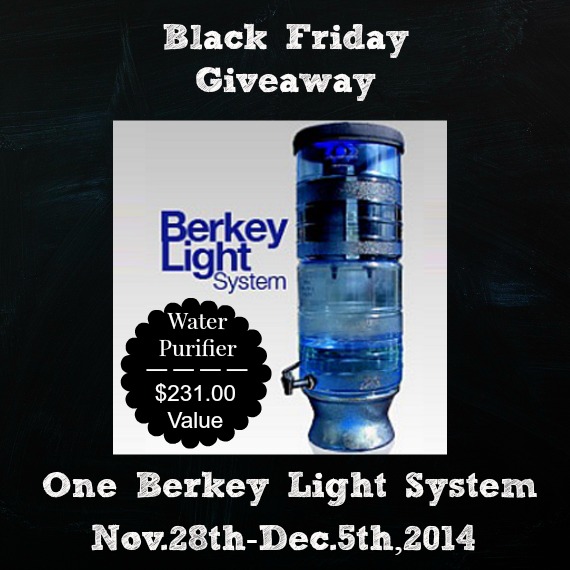 Berkey Light Water Purifier giveaway | Montana Homesteader