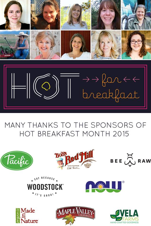 #hotforbreakfast February hot breakfast month food blogger project Montana Homesteader