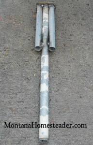 How to make a scrap metal fence post driver | Montana Homesteader