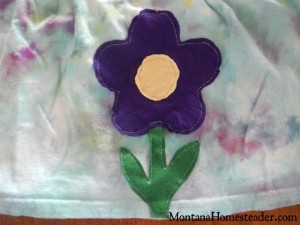 DIY project make an upcycled t shirt skirt for girls | Montana Homesteader