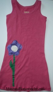 How to make an upcycled dress out of a tank top | Montana Homesteader