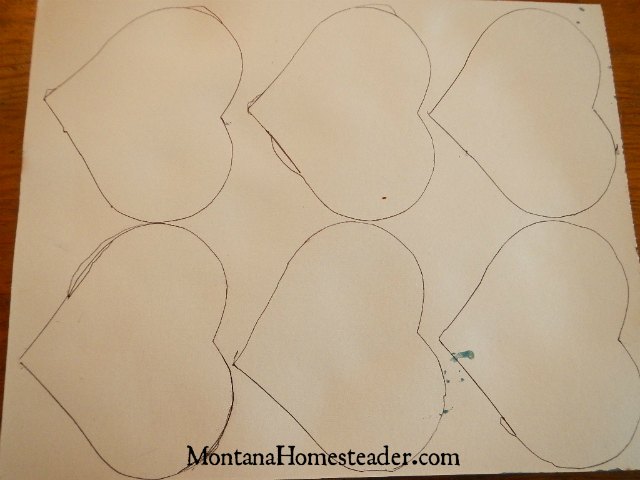 Watercolor hearts are a fun and easy DIY Valentine Card project | Montana Homesteader