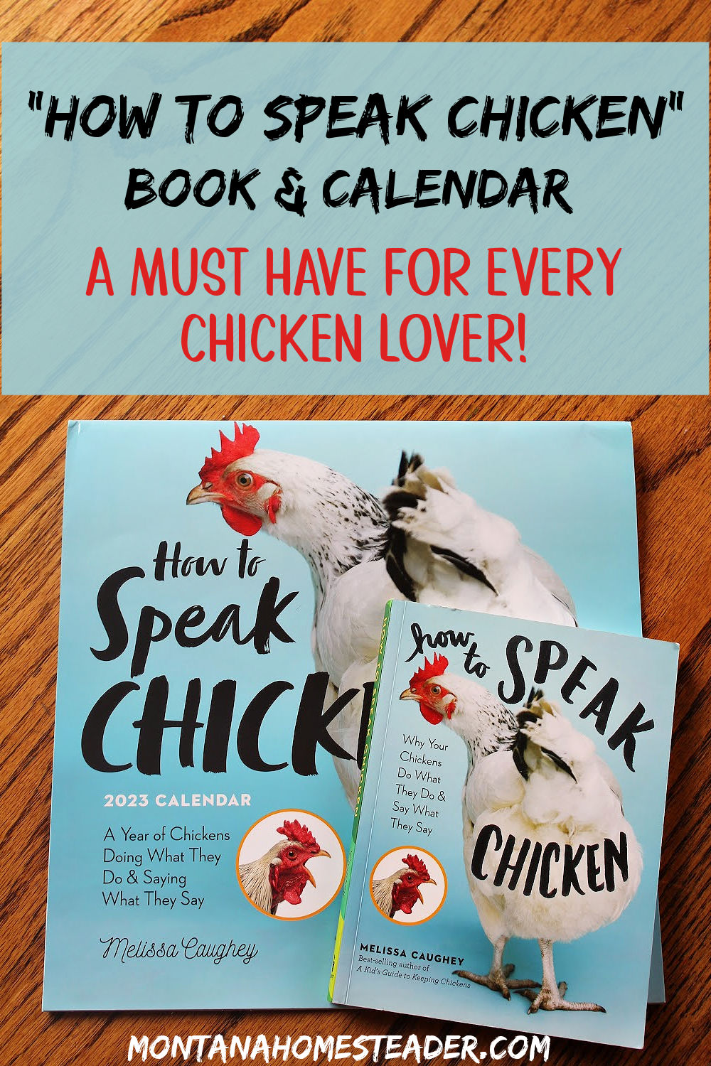 How to speak chicken book and calendar must have for chicken lovers